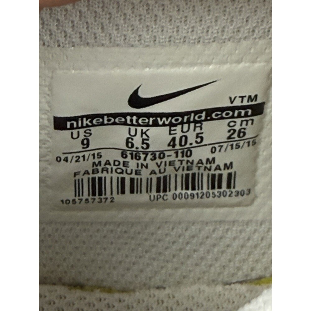 Nike Air Max 90 Essential White Black 616730-110 Women's Size 9 Sneakers Shoes - Picture 9 of 9